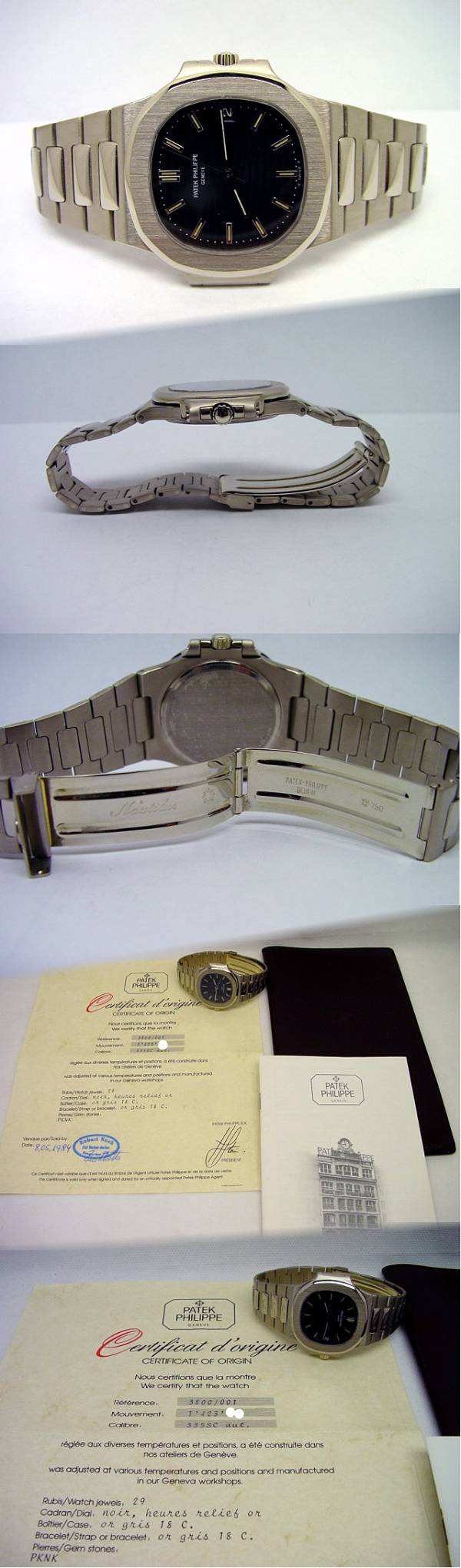 Patek Philippe NAUTILUS 3800G in 18kt Weißgold